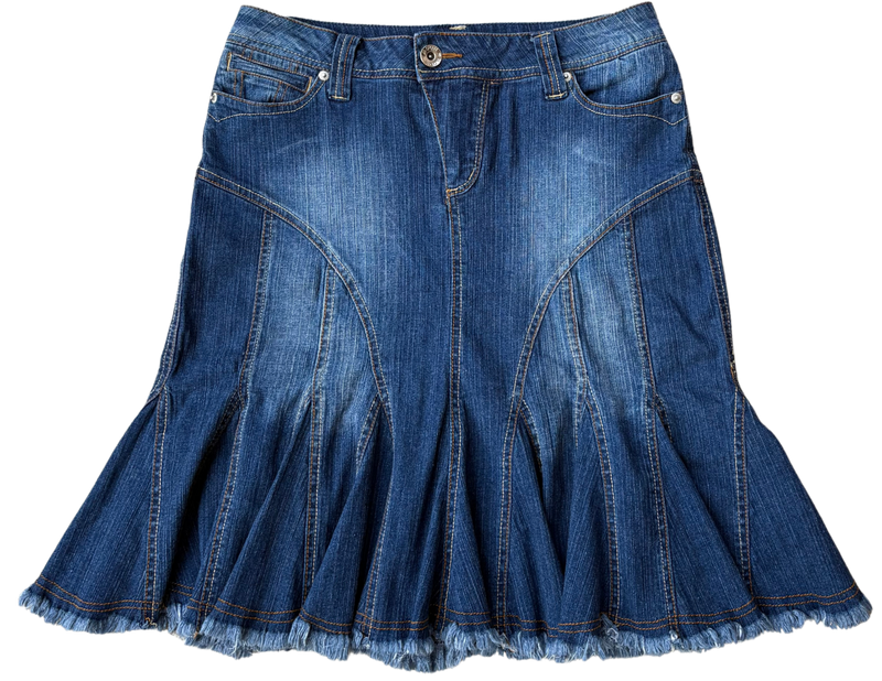 vintage denim skirt (M)