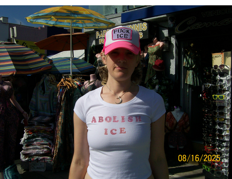 abolish ICE baby tee (S)
